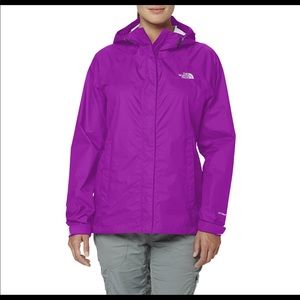Purple Youth Large North Face Rain Jacket